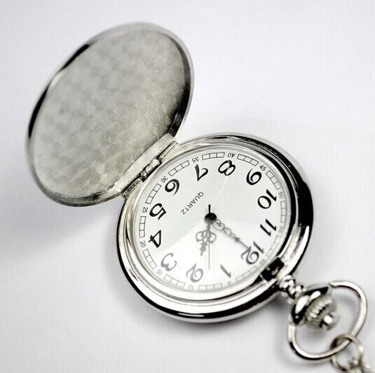 Retro Double-Sided Quartz Pocket Watch