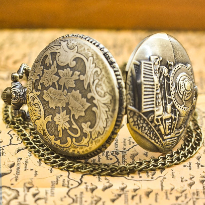 Retro-Style Men's Pocket Watch
