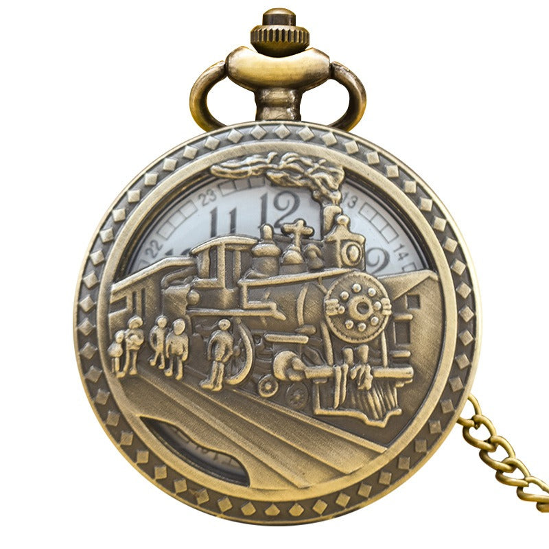 Retro-Style Men's Pocket Watch